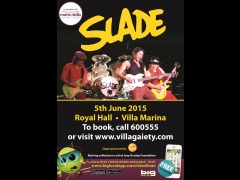 SLADE playing in Douglas 5th June 