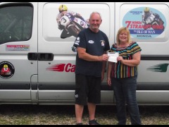 Barry Steels at the Creg Ny Baa TT14