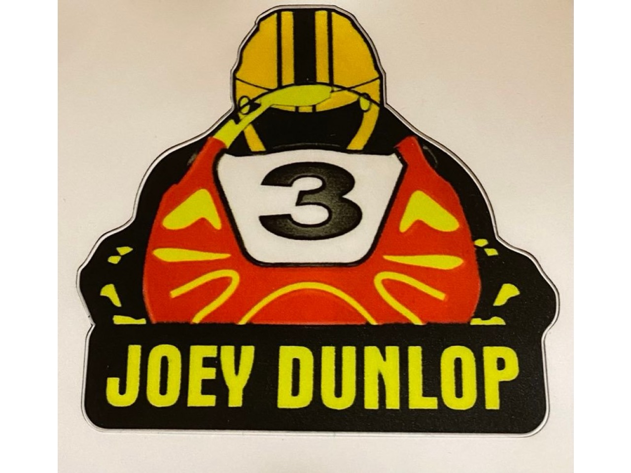 Joey DUNLOP # 3 Sticker vinyle 